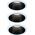 Paulmann Oprawa wbudowana Cole Coin 3-st ścimnianie LED 3x6,5W 2700K 230V Biały/Czarny Mat /Tworzywo sztuczne 8196962 4000870934029