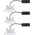 Paulmann Zestaw Calla IP65 ruchome LED 680lm 4000K 3x6W 230V Biały Mat 8196971 4000870999271