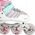 Rolki Nils Extreme NH18192 z wymienną płozą regulowane białe r. 34-38 8263118 5907695591897