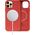 Crong Crong Essential Cover Magnetic - Etui ze skóry iPhone 12 Pro Max MagSafe (czerwony) 8397114 5907731987691