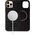 Crong Crong Essential Cover Magnetic - Etui ze skóry iPhone 12 Pro Max MagSafe (czarny) 8397115 5907731987684