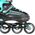 Rolki Nils Extreme NH18190 z wymienną płozą regulowane czarne r. 34-38 8494493 5907695588699