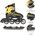 Rolki Nils Extreme NH18190 z wymienną płozą regulowane czarne r. 34-38 8494497 5907695588729