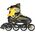 Rolki Nils Extreme NH18190 z wymienną płozą regulowane czarne r. 34-38 8494497 5907695588729