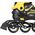 Rolki Nils Extreme NH18190 z wymienną płozą regulowane czarne r. 34-38 8494497 5907695588729