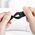 Crong Crong Silicone Case with Key Ring Brelok do Apple AirTag (czarny) 8603903 5907731987905