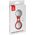 Crong Crong Leather Case with Key Ring Skórzany brelok do Apple AirTag (czerwony) 8603910 5907731987974