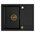 Zlewozmywak Quadron MORGAN 116 GraniteQ VERY BLACK - czarny mat / złoty 8648333 5903242537813