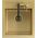Zlewozmywak Steiner ART JOHNNY 100 (43x50x20,3) Steingran Art Gold z syfonem manualnym, baterią Maggie i dozownikiem - złoty 8648372 5903242538469