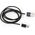 Kabel USB Platinet USB-A - microUSB 1 m Czarny (PUCMPM1) 8734445 5907595439589