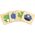 Viga Toys Gra Edukacyjna Drewniana Układanka Sortuj Dopasuj Kolory i Kształty 38 elementów 8884015 6971608445057