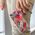 Hurtel Color Chain Case żelowe elastyczne etui z łańcuchem łańcuszkiem zawieszką do iPhone 8 Plus / iPhone 7 Plus wielokolorowy 9087341 9111201943131
