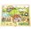 Viga Viga 44587 Puzzle na podkładce 48 elementów - poznajemy zoo 9500812 6971608445873