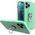 Hurtel Ring Case silikonowe etui z uchwytem na palec i podstawką do iPhone 11 Pro miętowy 9511014 9145576213995
