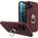 Hurtel Ring Case silikonowe etui z uchwytem na palec i podstawką do Samsung Galaxy A22 4G brązowy 9511262 9145576216477