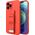 Hurtel Rope case żelowe etui ze smyczą łańcuszkiem torebka smycz iPhone 8 Plus / iPhone 7 Plus czerwony 9511399 9145576217207