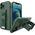 Hurtel Rope case żelowe etui ze smyczą łańcuszkiem torebka smycz Samsung Galaxy A22 4G ciemnozielony 9511651 9145576219720