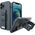 Hurtel Rope case żelowe etui ze smyczą łańcuszkiem torebka smycz Samsung Galaxy A22 5G granatowy 9511654 9145576219751
