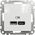 Schneider Electric Sedna Design, Gniazdo ładowania USB A+C 2,4A, białe 9557924 3606481478375