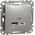 Schneider Electric Sedna Design, Gniazdo ładowania USB A+C 2,4A, srebrne aluminium 9557925 3606481479587