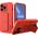 Wozinsky Wozinsky Kickstand Case elastyczne silikonowe etui z podstawką iPhone 13 Pro czerwony 9598985 9145576234082
