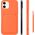 Hurtel Card Case silikonowe etui portfel z kieszonką na kartę dokumenty do iPhone 12 Pro Max pomarańczowy 9599141 9145576228173