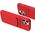 Hurtel Card Case silikonowe etui portfel z kieszonką na kartę dokumenty do Samsung Galaxy A72 4G bordowy 9599309 9145576229866