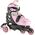 Rolki Nils Extreme NH18331 z wymienną płozą regulowane różowe r. 31-34 9612094 5907695596427