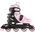 Rolki Nils Extreme NH18331 z wymienną płozą regulowane różowe r. 31-34 9612094 5907695596427
