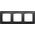 Schneider Electric Sedna Design, Ramka 3-krotna, czarny antracyt 9624580 3606481482679