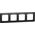 Schneider Electric Sedna Design, Ramka 4-krotna, czarny antracyt 9624582 3606481482686