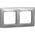 Schneider Electric Sedna Design, Ramka 2-krotna, srebrne aluminium 9642553 3606481482549