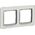 Schneider Electric Sedna Elements, Ramka 2-krotna, szkło białe 9642569 3606481482754