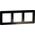 Schneider Electric Sedna Elements, Ramka 3-krotna, szkło czarne 9642574 3606481482846
