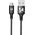 Kabel USB Wozinsky USB-A - microUSB 1 m Czarny (5907769301148) 9656053 5907769301148