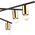 Lampa wisząca Italux Lampa sufitowa nowoczesna industrialna NORMANI MDM3658/6 BK+BRO 6xE27 Italux 9664574 5900644435983