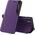 Hurtel Eco Leather View Case elegancki futerał etui z klapką i funkcją podstawki iPhone 13 Pro Max fioletowy 9676254 9145576231098