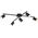Lampa sufitowa Trio RL lampa sufitowa Marley 57 x 22 cm stal matowa czarna 9731395 4017807411621