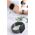Hurtel Strap Fabric opaska do Watch 6 / 5 / 4 / 3 / 2 (44mm / 42mm) pleciony materiałowy pasek bransoletka do zegarka czarno-biały 9738517 9145576237892
