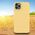 Hurtel Eco Case etui do iPhone 11 Pro Max silikonowy pokrowiec obudowa do telefonu żółty 9738814 9145576233399