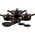 Berlinger Haus ZESTAW GARNKÓW 13 ELE BERLINGER HAUS METALLIC SHINY BLACK BH-6615 9754459 5999108415258