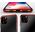 Hurtel Clear Color case żelowy pokrowiec etui z metaliczną ramką Samsung Galaxy A22 4G czerwony 9791518 9145576232453