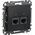 Schneider Electric GN.KOMP.2XRJ45 6UTP CZARNY ANT.SEDNA DES 9806099 3606481467249