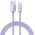 Kabel USB Baseus USB-A - USB-C 1.2 m Fioletowy (baseus_20220224125446) 9900305 6932172602826