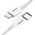 Kabel USB Ugreen USB-C - Lightning 0.5 m Biały (6957303867479) 9900368 6957303867479