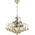 Lampa wisząca Mdeco LAMPA wisząca ELM6246/3 21QG MDECO kryształowa OPRAWA żyrandol na łańcuchu zwis mosiądz bursztynowy 9927035 5902021240654