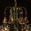 Lampa wisząca Mdeco LAMPA wisząca ELM6246/3 21QG MDECO kryształowa OPRAWA żyrandol na łańcuchu zwis mosiądz bursztynowy 9927035 5902021240654