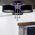 Lampa sufitowa Mdeco Glamour LAMPA sufitowa ELMDRS8006/3 TR BL MDECO metalowa OPRAWA z pilotem kryształki złote czarne 9935183 5907737331528