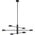 Lampa wisząca Nowodvorski Sufitowa LAMPA regulowana ORBIT 7946 Nowodvorski industrialne molekuły sticks do jadalni czarne 9935856 5903139794695