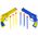 LeanToys Zestaw Strzelecki Łuk Tarcza na Stojaku 134 cm Kołczan Pistolety 10074052 5904665993095